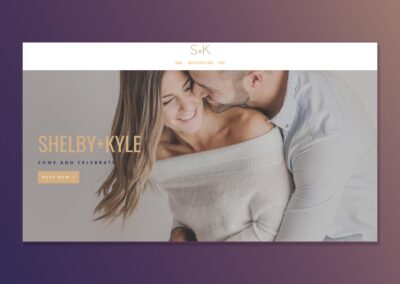 SHELBY+KYLE Website Design